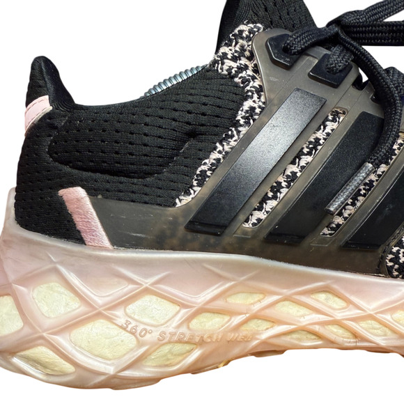 Amazon.com | Adidas Women ADIDAS Ultraboost Web DNA Women\'s 5.5 Sneakers Core Black Clear Pink Shoes
